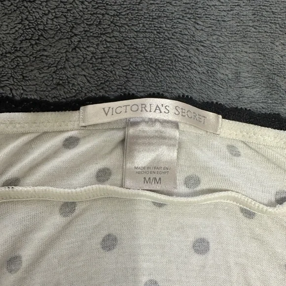 Victoria's Secret Black and White Polka Dot Chemise - Picture 3 of 3